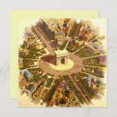 Vintag Arc de Triomphe, Paris, Frankreich (Vorne/Hinten)