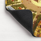 Vintag Arc de Triomphe, Paris, Frankreich Mousepad (Ecke)