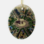 Vintag Arc de Triomphe Paris Keramik Ornament (Rechts)