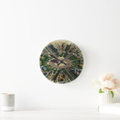 Vintag Arc de Triomphe Paris Runde Wanduhr (Zuhause)