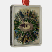 Vintag Arc de Triomphe Paris Silbernes Ornament (Rechts)