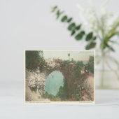 Vintag Arch Rock Mackinac Insel Michigan Postkarte (Stehend Vorderseite)