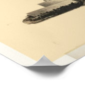 Vintag Architecture Gazebo-Pläne Poster (Ecke)