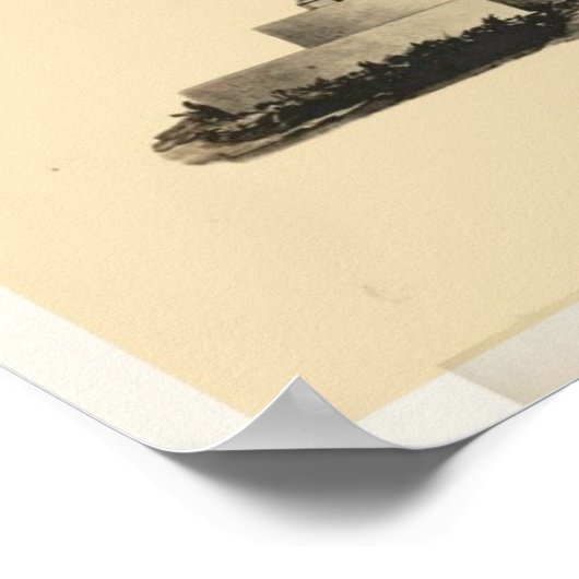 Vintag Architecture Gazebo-Pläne Poster (Ecke)