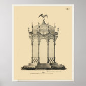Vintag Architecture Gazebo-Pläne Poster (Vorne)