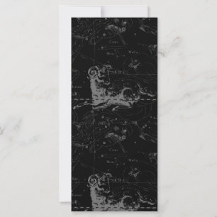 Vintag Aries Unterzeichner-Konstellation Hevelius