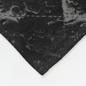 Vintag Aries Unterzeichner-Konstellation Hevelius Fleecedecke (Ecke)