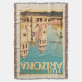 Vintag Arizona Throw Blanket Decke (Vorderseite Vertikal)