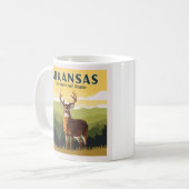 Vintag Arkansas Kaffeetasse (Vorderseite Links)