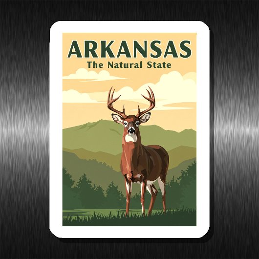 Vintag Arkansas Magnet