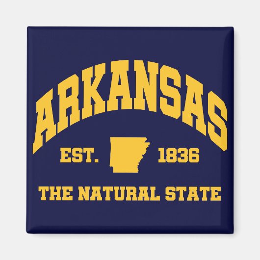 Vintag Arkansas Magnet (Vorne)