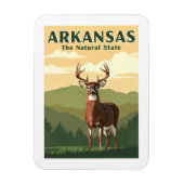 Vintag Arkansas Magnet (Vertikal)