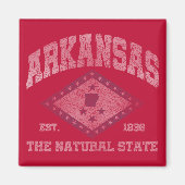 Vintag Arkansas Magnet (Vorne)