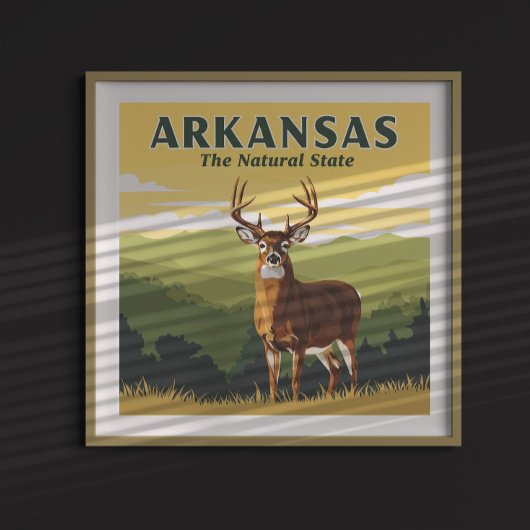 Vintag Arkansas Poster