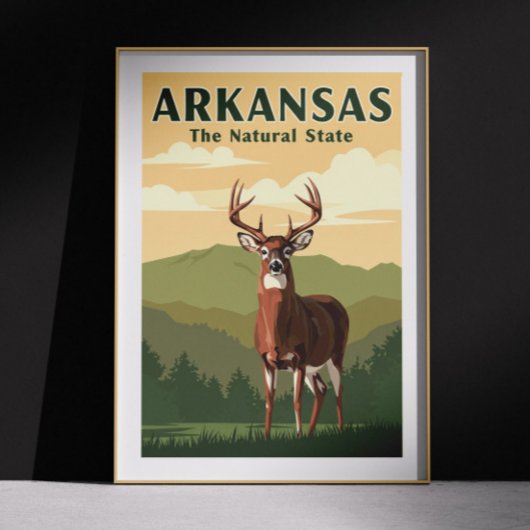 Vintag Arkansas Poster