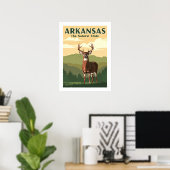 Vintag Arkansas Poster (Heimbüro)