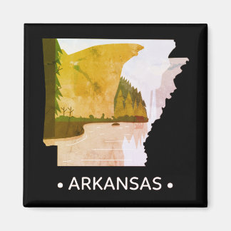 Vintag Arkansas Staat Magnet