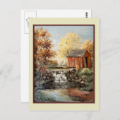 Vintag Art - B. Mitchell Postkarte (Vorne/Hinten)