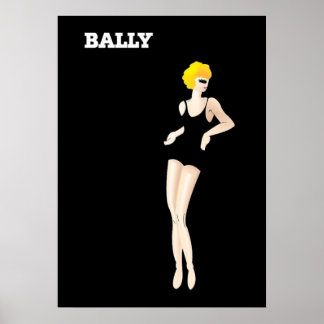 Vintag Art Bernard Villemot Bally Shoes Poster