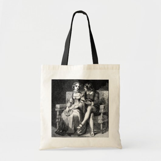 Vintag Art Canvas Bag Tragetasche (Vorne)