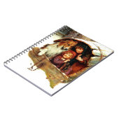 Vintag Art Christmas-Geschenk Notizblock (Linke Seite)