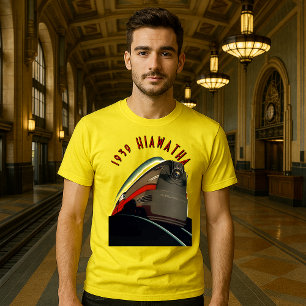 Vintag Art Deco 1939 Lokomotivzuweisung T-Shirt