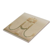 Vintag Art Deco Acanthus & Vine Frieze Fliese (Seite)