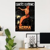 Vintag Art Deco Ägyptische Werbung Poster (Heimbüro)