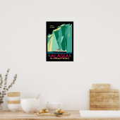 Vintag Art Deco Alaska Tourismus Poster (Küche)