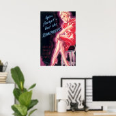 Vintag Art Deco Anti-Rumor Propaganda Poster (Heimbüro)