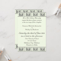 Vintag Art Deco Blume Hochzeit