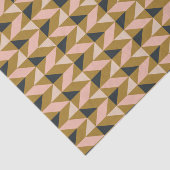 Vintag Art Deco Blush Gold Black Wedding Seidenpapier (Ausschnitt)