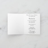 Vintag Art Deco Brautparty Party Einladung (Innenseite)