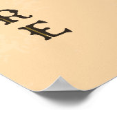 Vintag Art Deco Bridge Tally Poster (Ecke)