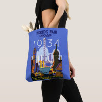 Vintag Art Deco Chicago 1934 Weltmesse