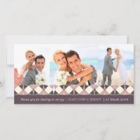 Vintag Art Deco Circles 3 Multi-Foto Hochzeit