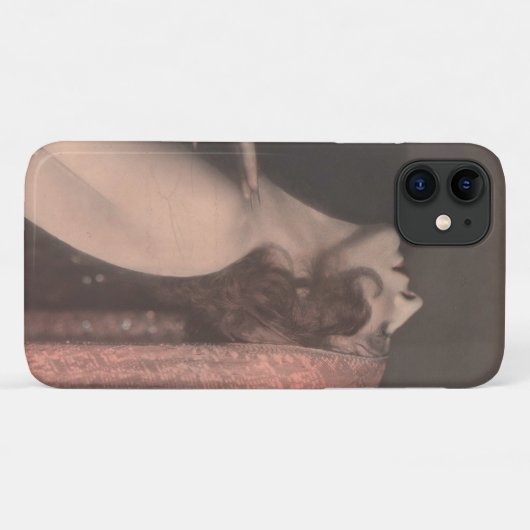 Vintag Art Deco Dancer iPhone Case (Rückseite (Horizontal))