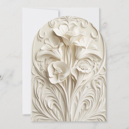 Vintag Art Deco Einladung (Rückseite)