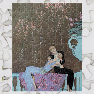 Vintag Art Deco Fireworks Le Feu, George Barbier Puzzle