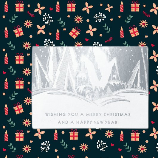 Vintag Art Deco Folienkarte