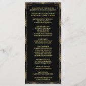 Vintag Art Deco Gatsby Custom Programm (Rückseite)