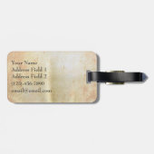 Vintag Art Deco Gepäckanhänger (Rückseite horizontal)