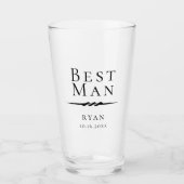 Vintag Art Deco Glas (Vorderseite)