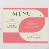 Vintag Art Déco Hochzeitslachs Pink (Vorne/Hinten)