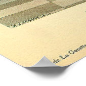 Vintag Art Deco Illustration ~ La Belle Affligee Poster (Ecke)