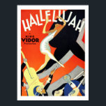 Vintag Art Deco Jazz Musiker Poster<br><div class="desc">Dies ist ein digital erweiterter Druck eines Jahrgangs- und Blattes für einen Jazzfilm von 1929. Es wurde von Al Hirschfeld illustriert und bietet Jazzmusiker und einen Tänzer im Art-Déco-Stil.</div>