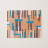 Vintag Art Deco Jazz Pochoir, geometrisches Muster Puzzle (Horizontal)