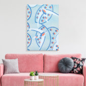 Vintag Art Deco Jazz Pochoir Vögel Tiermuster Leinwanddruck (Insitu (Wohnzimmer))