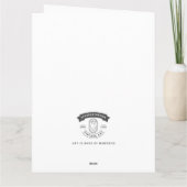 Vintag Art Deco Karte (Rückseite)