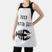 Vintag Art Deco Meeresfrüchte, Hummer Schwarz Schürze (InSitu)